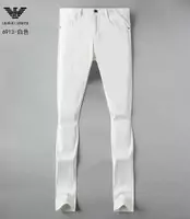 aruomoi jeans j10 skinny fit stretch casual pants business affairs elastic force white